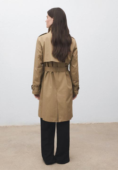 MANGO - Trench polana - light beige