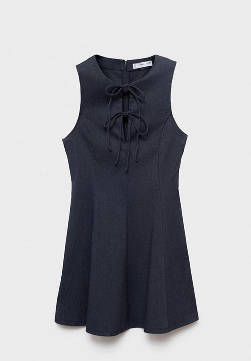 MANGO - Dress deni - medium blue