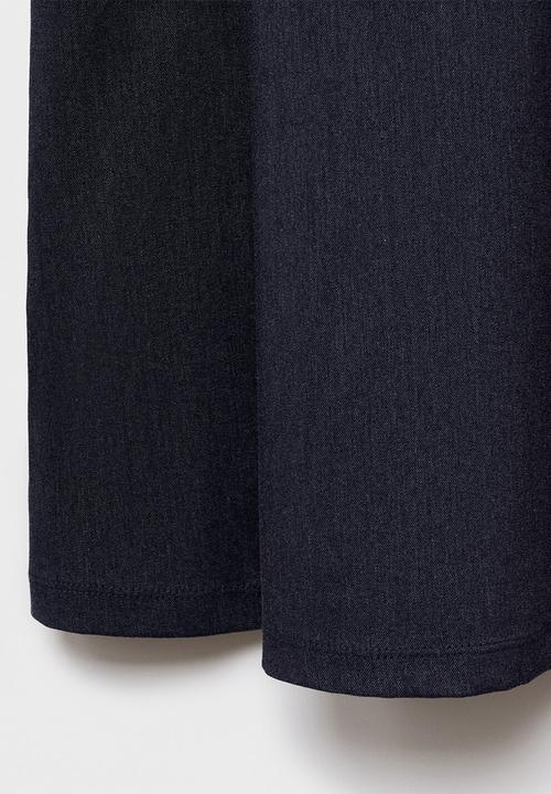 MANGO - Dress deni - medium blue