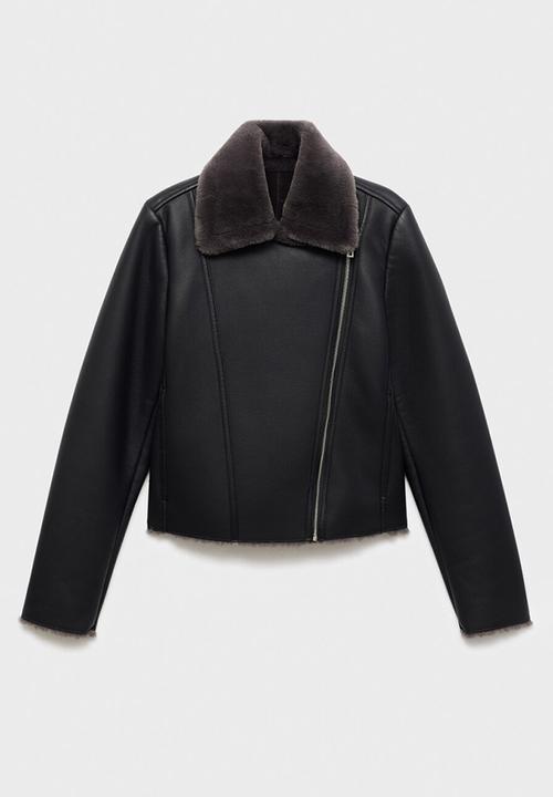 MANGO - Chaqueta cadi - black