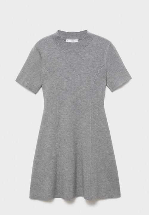 MANGO - Vestido domino - medium gray