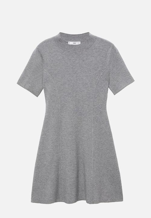 MANGO - Vestido domino - medium gray