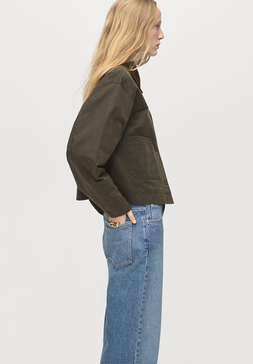 MANGO - Jacket garden  -  beige/khaki