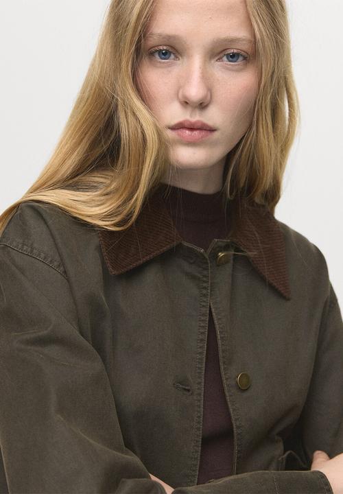 MANGO - Jacket garden  -  beige/khaki