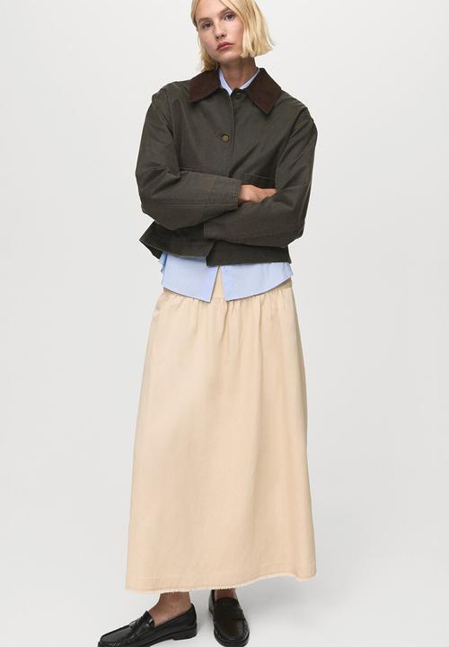 MANGO - Jacket garden  -  beige/khaki