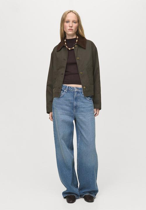 MANGO - Jacket garden  -  beige/khaki