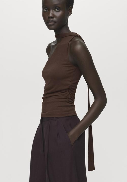 MANGO - Top Salome - Brown