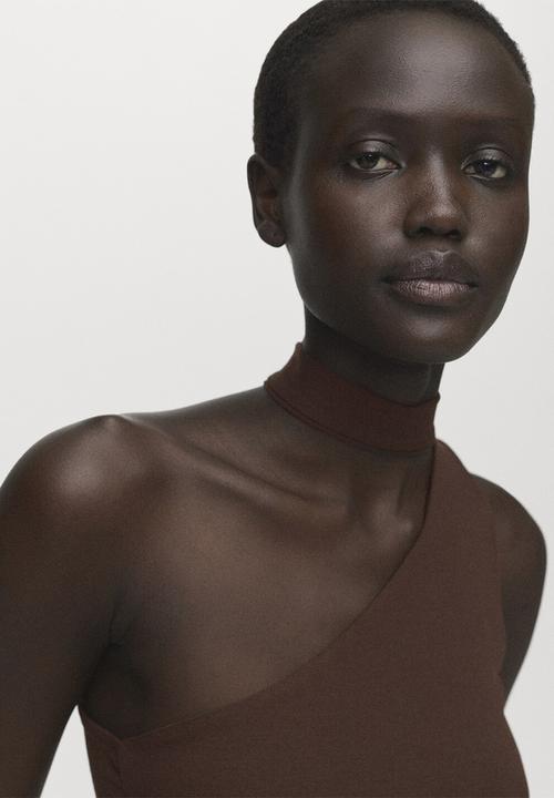 MANGO - Top Salome - Brown