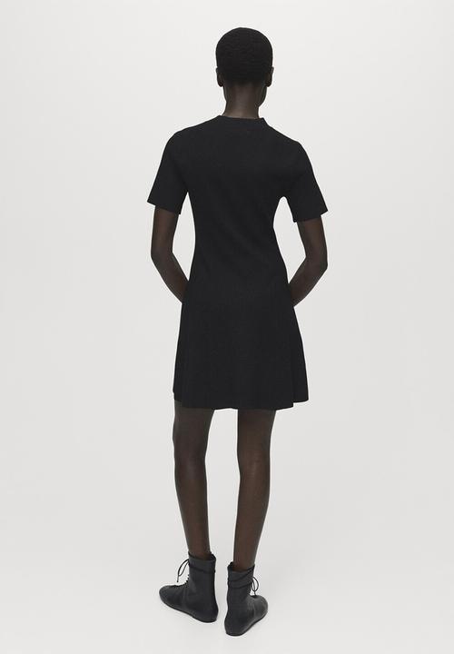 MANGO - Vestido domino - black