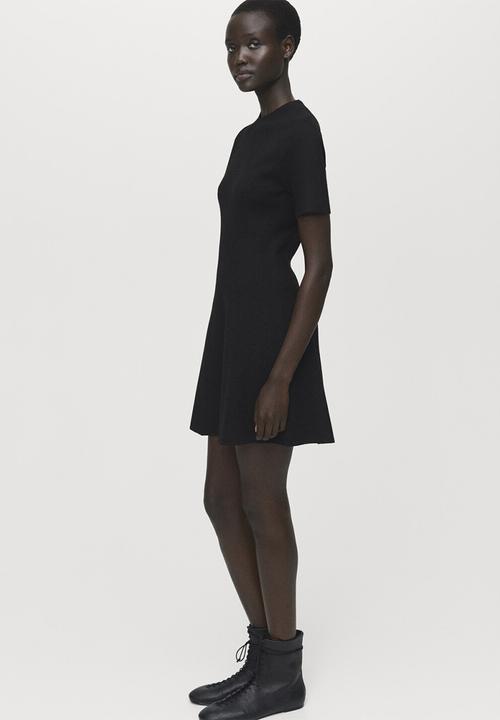 MANGO - Vestido domino - black