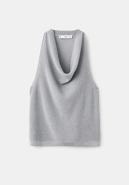 MANGO - Top lilius - silver