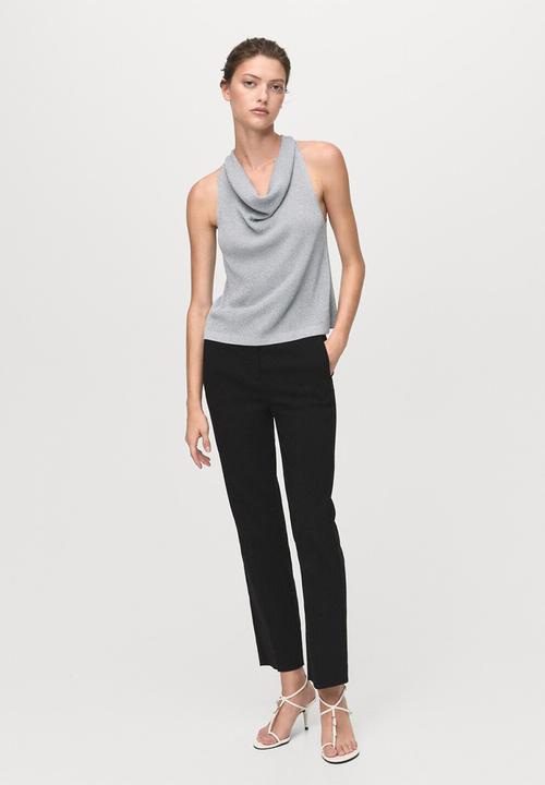 MANGO - Top lilius - silver