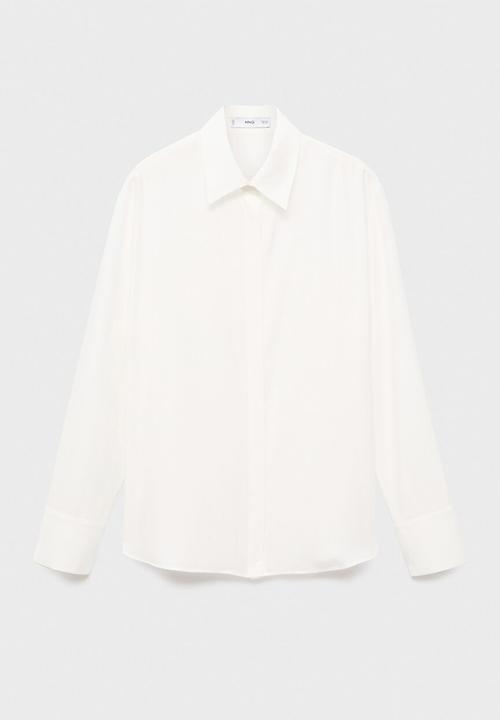 MANGO - Camisa lima - natural