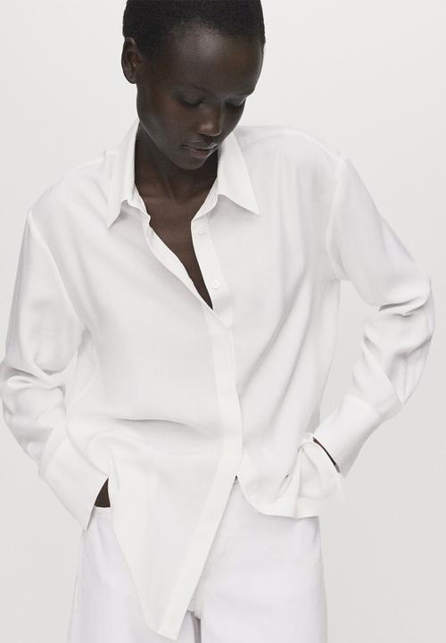 MANGO - Camisa lima - natural