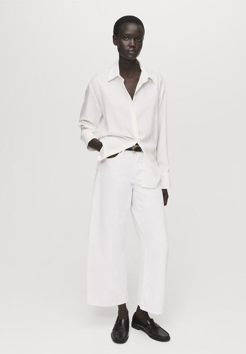 MANGO - Camisa lima - natural