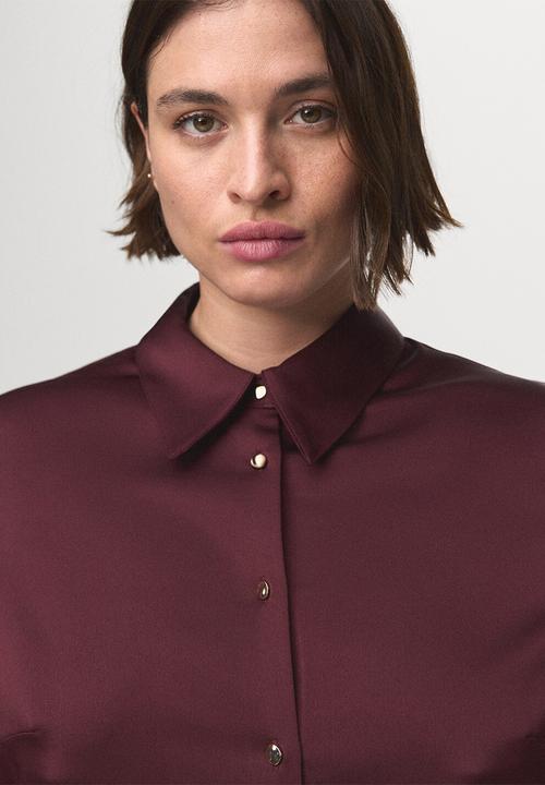 MANGO - Shirt ideale  -  dark red