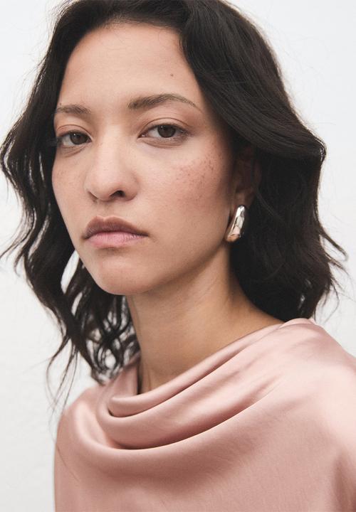MANGO - Blouse marto - light pastel pink