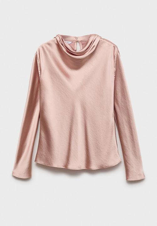MANGO - Blouse marto - light pastel pink
