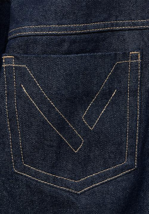 MANGO - Cazadora susan - open blue