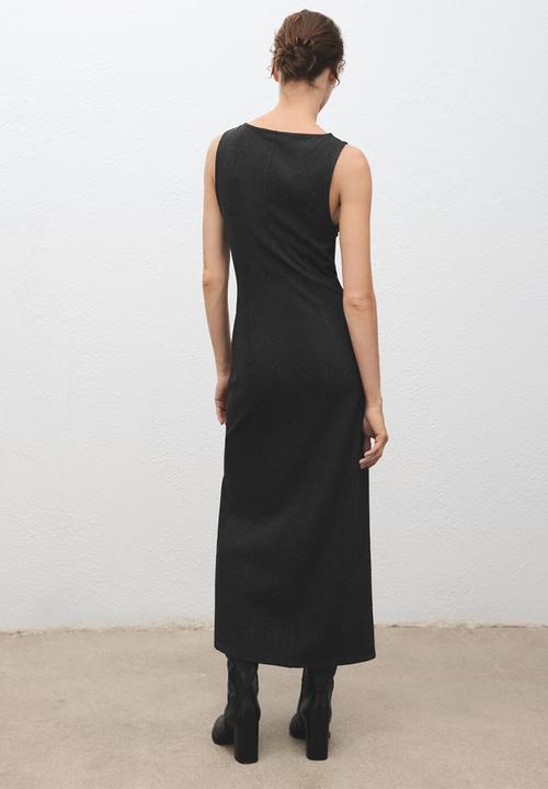 MANGO - Dress memphis  - gray