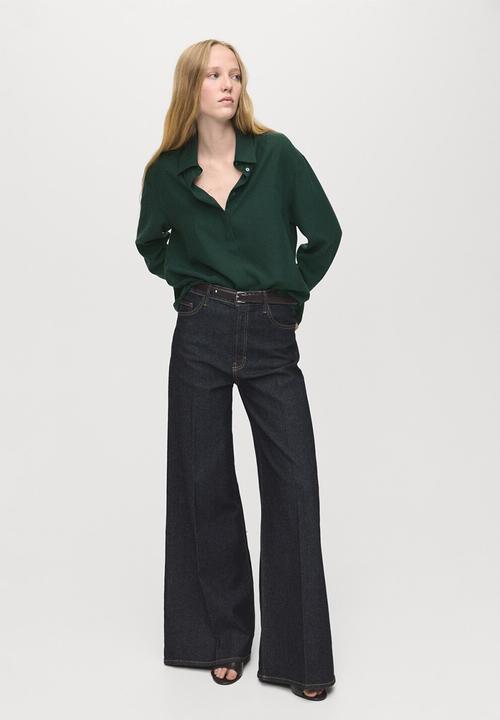 MANGO - Camisa lima - green