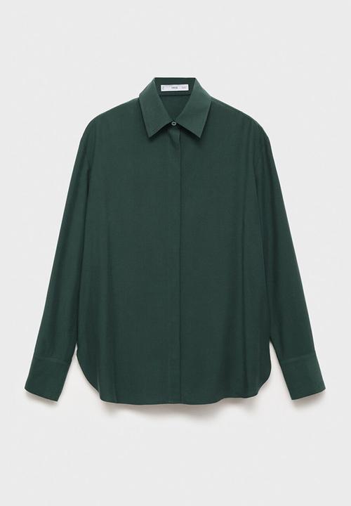 MANGO - Camisa lima - green