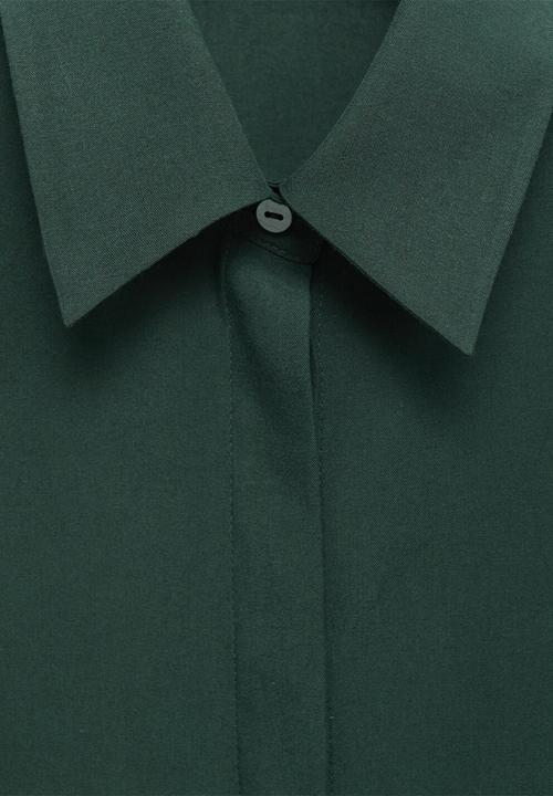 MANGO - Camisa lima - green