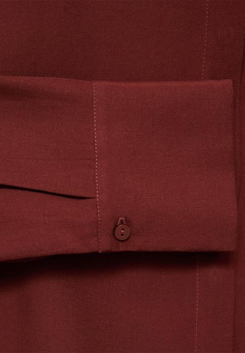 MANGO - Camisa lima - dark red