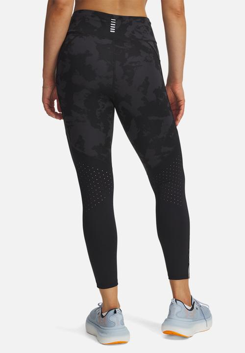 Under Armour - Ua Launch Ankle Print Tights - Black