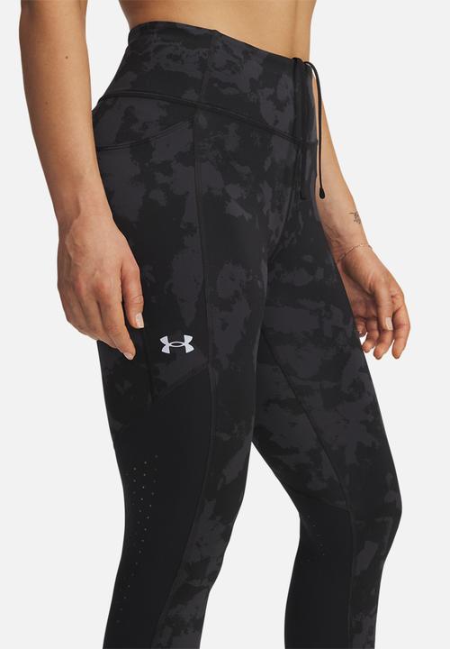 Under Armour - Ua Launch Ankle Print Tights - Black