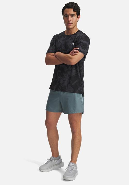 Under Armour - UA LAUNCH 5'' SHORTS - Jasper Blue / Serpentine / Reflective