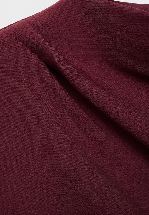 MANGO - Dress belle -  dark red
