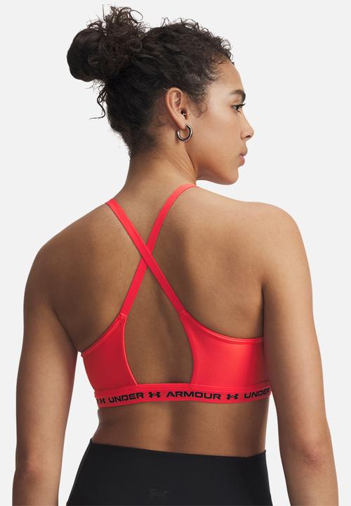 Under Armour - Ua Crossback Low Bra - Red