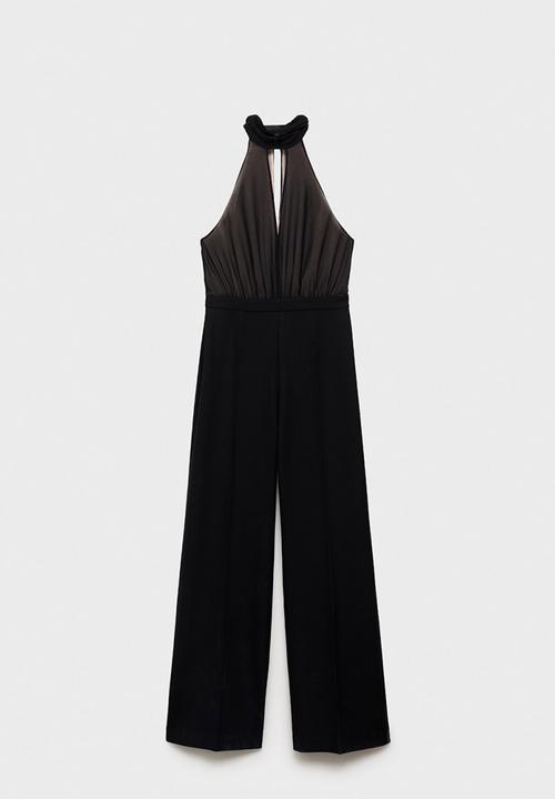 MANGO - Jumpsuit alice -  black