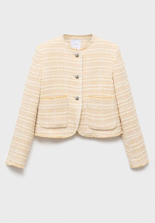 MANGO - Chaqueta anne - light beige