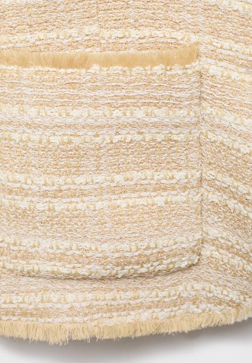 MANGO - Chaqueta anne - light beige