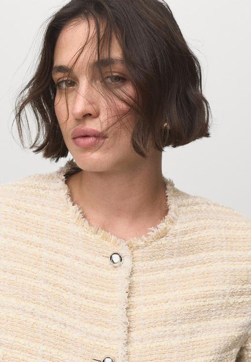 MANGO - Chaqueta anne - light beige