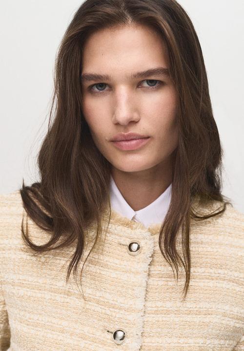 MANGO - Chaqueta anne - light beige