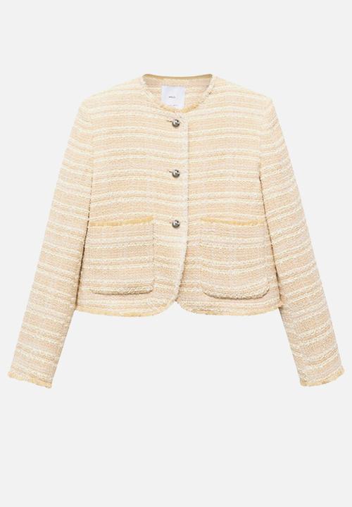 MANGO - Chaqueta anne - light beige