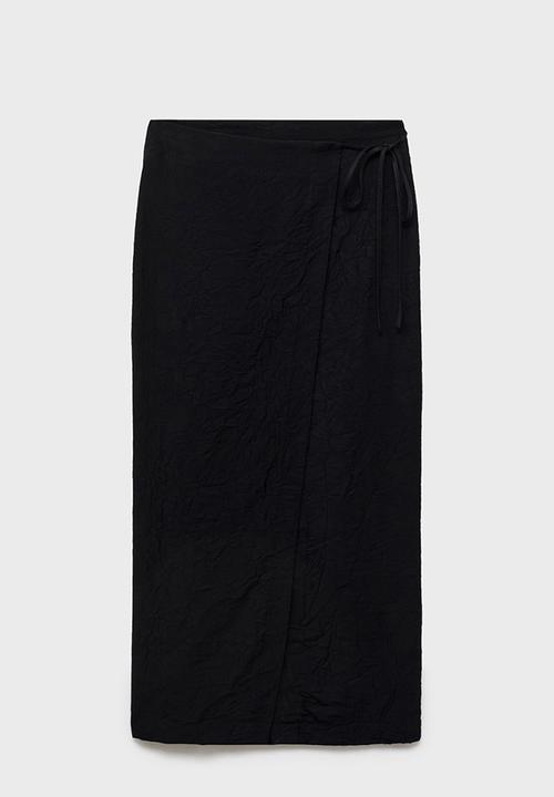 MANGO - Skirt sebas -  black