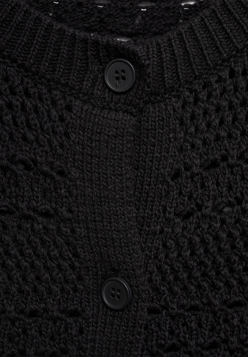 MANGO - Cardigan situ - black