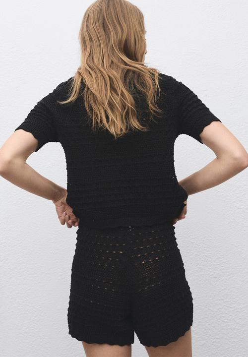 MANGO - Cardigan situ - black