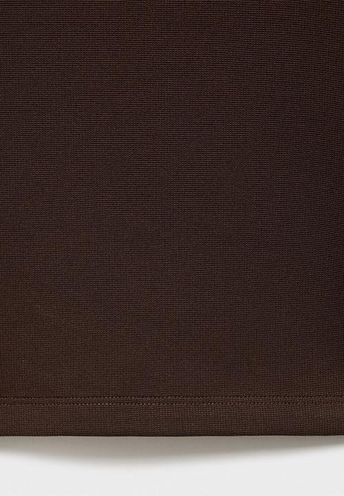 MANGO - Trousers salve -  brown