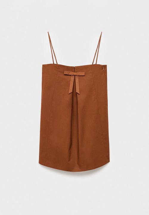 MANGO - Dress lazito -  mid-beige