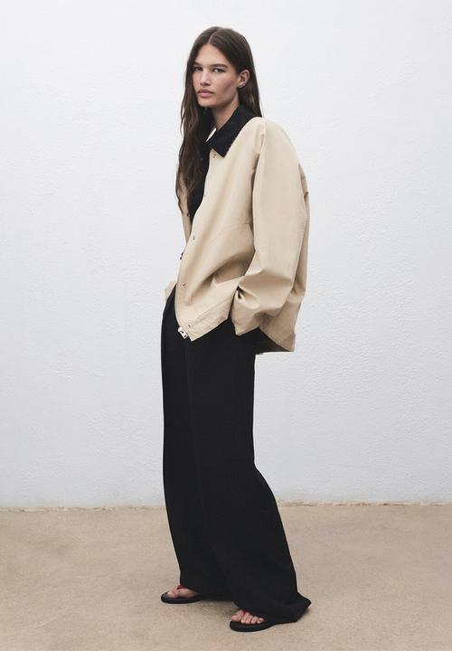 MANGO - Chaqueta willy - beige