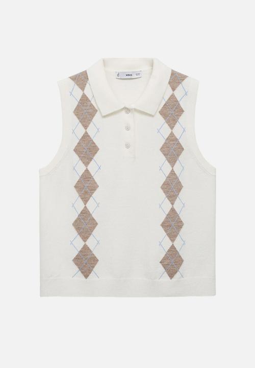 MANGO - Chaleco bimbu - light beige