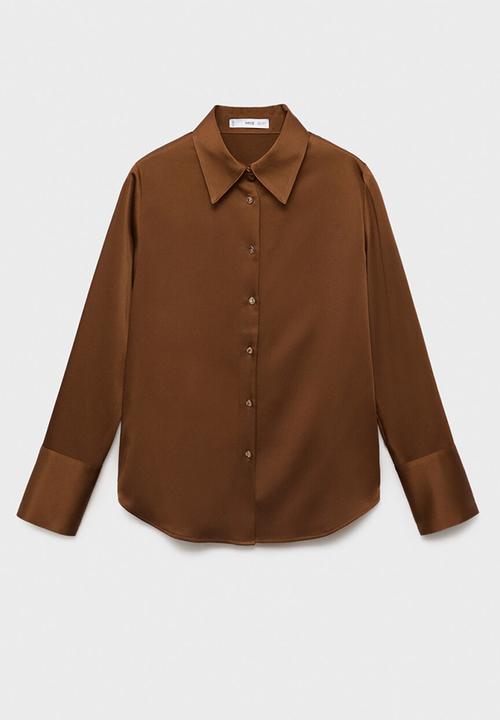 MANGO - Shirt ideale - brown