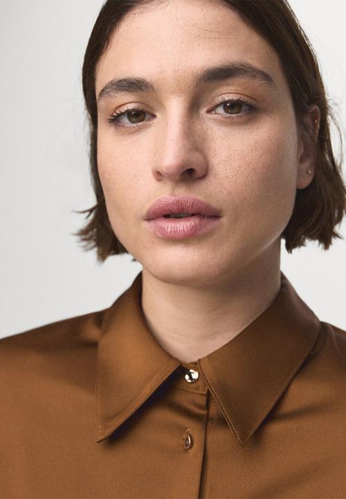 MANGO - Shirt ideale - brown