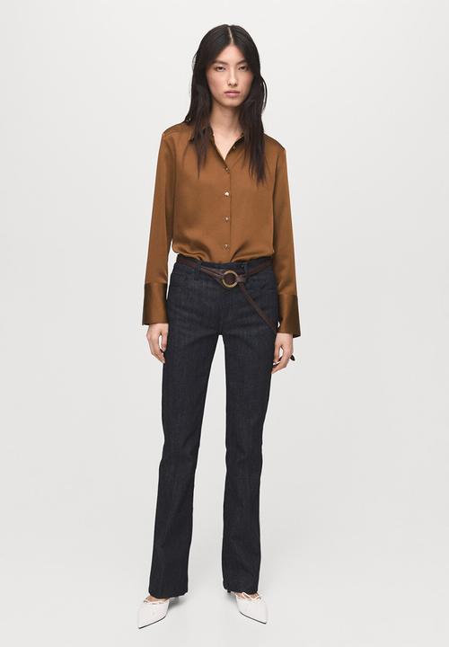 MANGO - Shirt ideale - brown