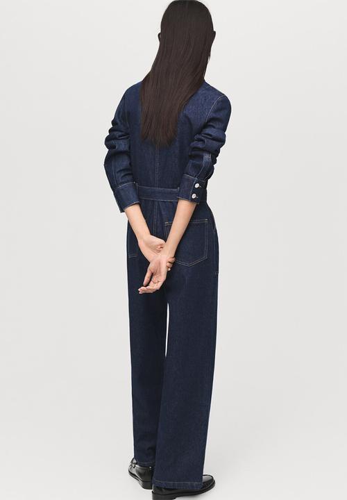 MANGO - Jumpsuit norma  - open blue